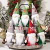 Cute Knitted Hat Christmas Rudolf Doll Funny Gnomes Doll Toy Home Xmas Decor