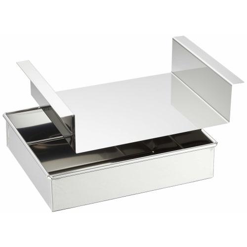 Endo Shoji TKG Egg Tofu Agar Jelly Mold, Rectangular, Stainless Steel, Rust-Resistant and Hygienic, for Yokan and Other Confections, Egg Tofu Mold, Wi