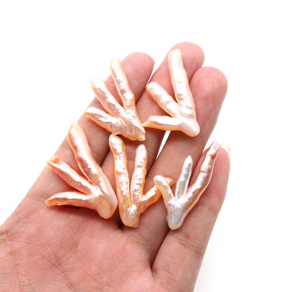 1Pcs Pearl Pendant Natural Freshwater Baroque Pearl Pendant With Hole For Jewelry Making DIY Necklace Accessory