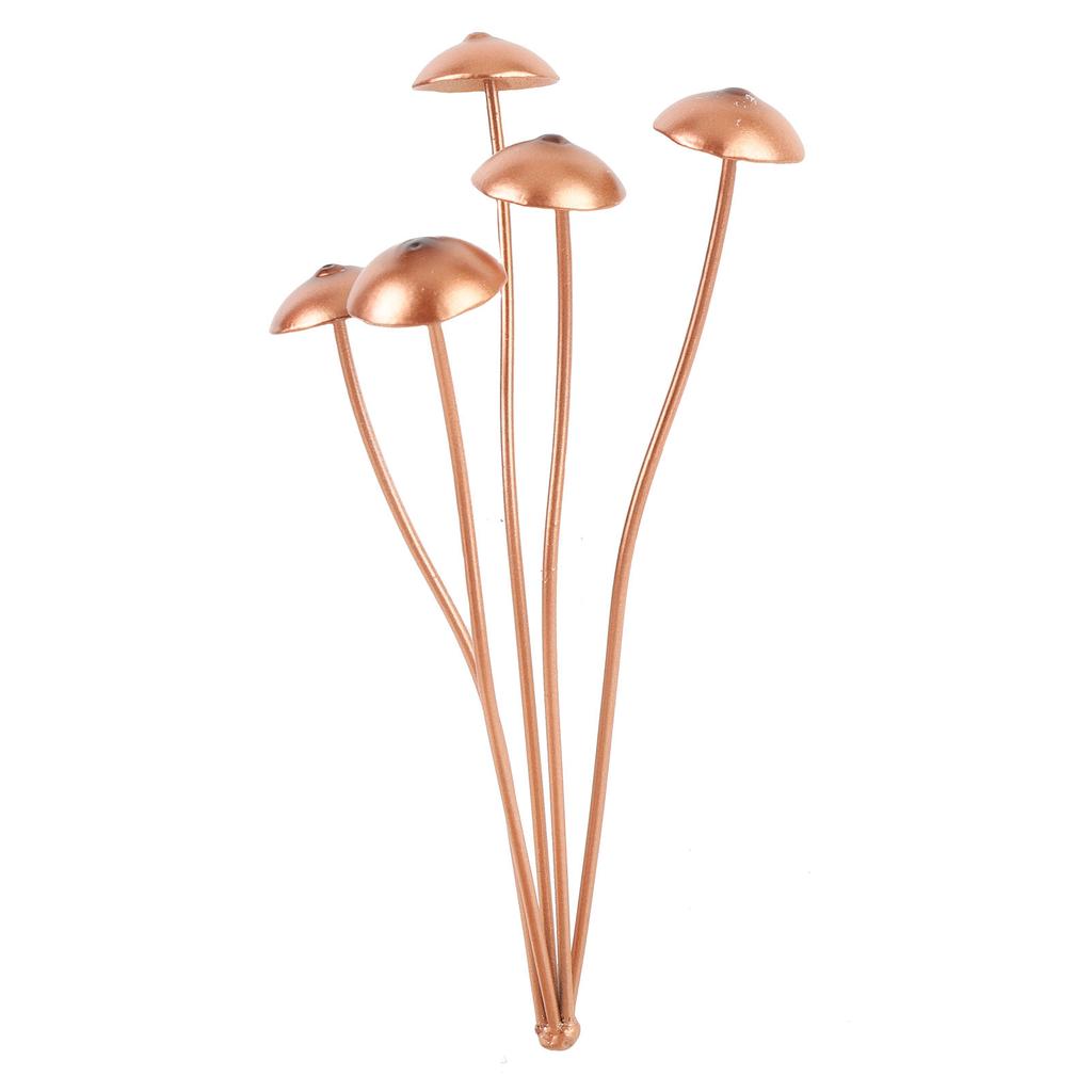Mushroom Ground Decoration Metal Decorative Mushroom Decor for Lawn Garden Patio Courtyard Walkway