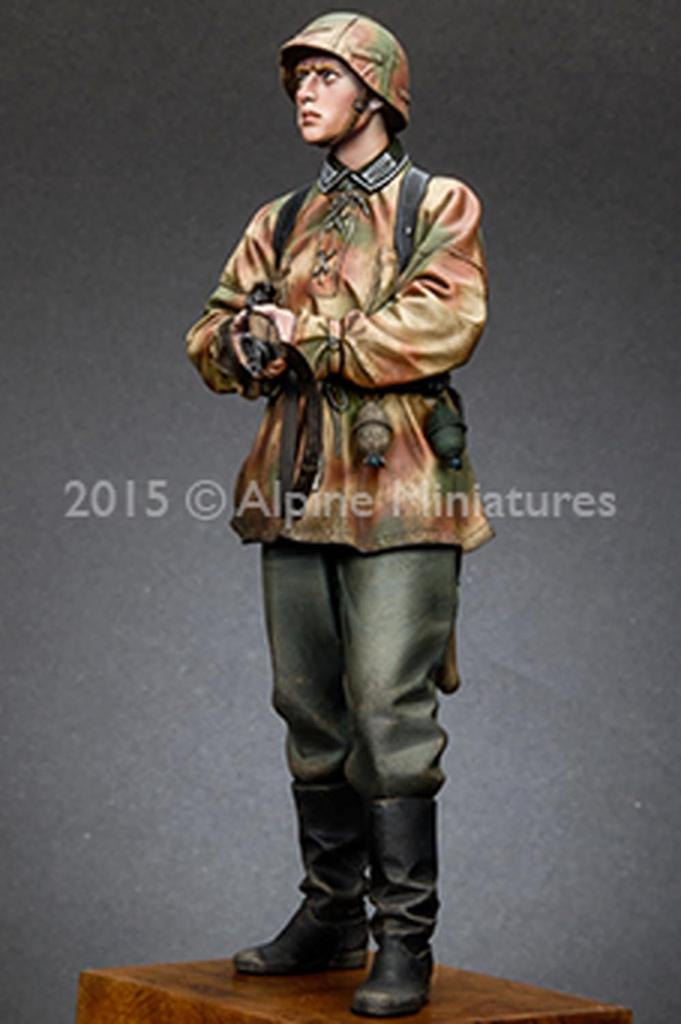 Alpine Miniatures масштаб Панцергренадер Фельдхернхалле Смоляной набор AM16030 1/16 (человек)