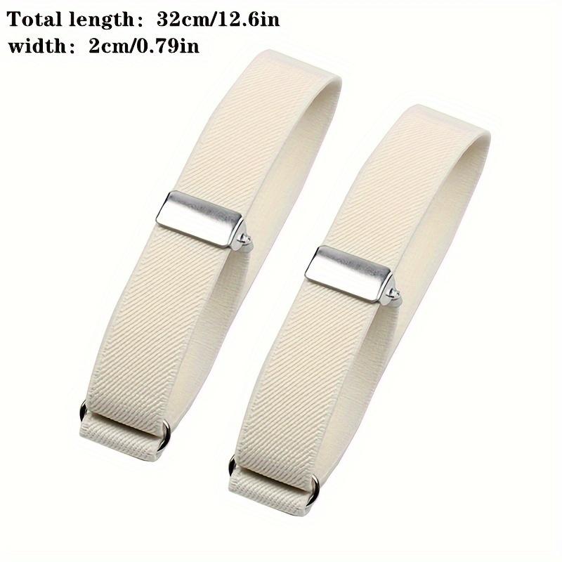 1pair Elastic Armband Shirt Sleeve Clip, Fashion Adjustable Armband, Party Wedding Clothing Accessories For Men And Women, Ideal Choice For Gifts