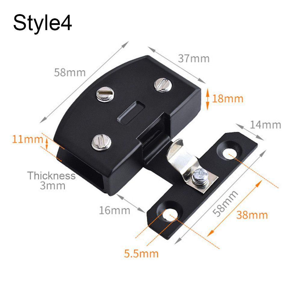 Home Connector Hardware Furniture Supplies Glass Door Hinge Cabinet Hinge Clip Window Accessories