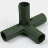 Plastic Structure Connectors Green Outdoor Garden Greenhouse Pole Joints Adapter