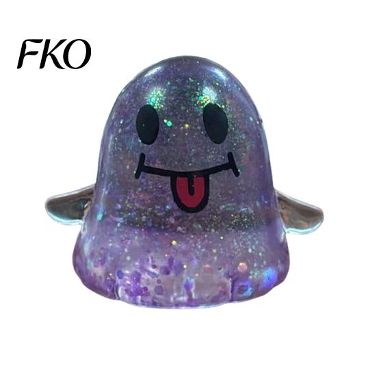 Soft Ghost Toy Halloween Stress Relief Toy, Spooky Squeeze Sensory Toys Cartoon Party Favors for Adults and Kids