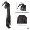 LISI HAIR Синтетический длинный волнистый коготь с плетеным хвостом, аксессуары для парика, парик для женщин, ежедневное использование