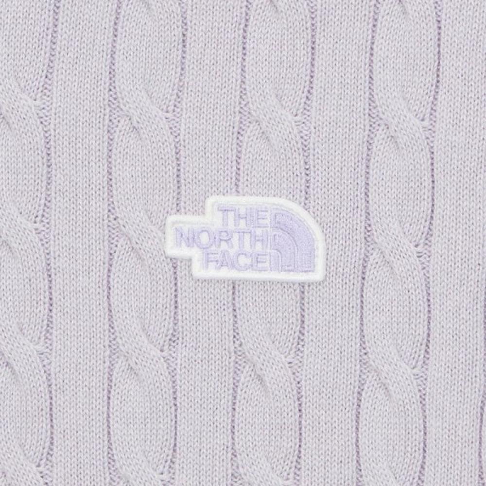 The North Face Женский короткий свитер с косами, короткий рукав, сиреневый nt7aS31b