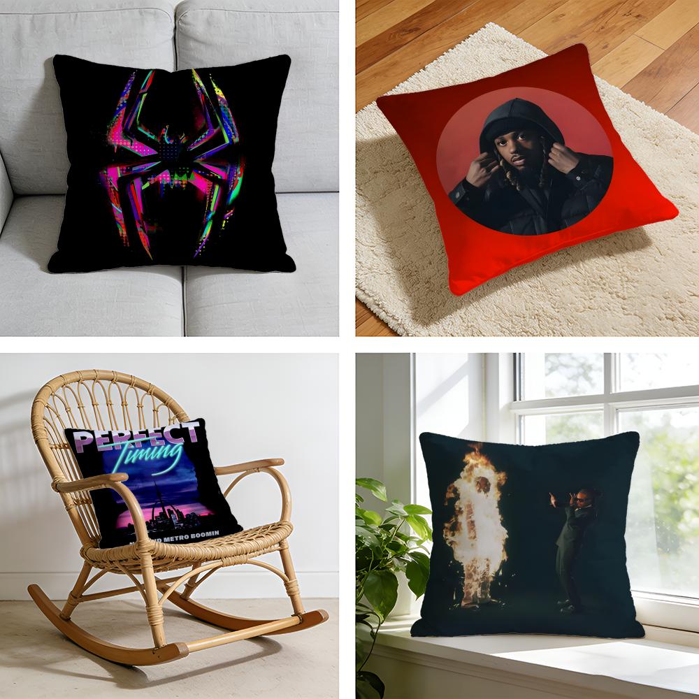 MMetro BBoomin Album Cushion Cover Short plush pillowcase for bed sofa carwashable