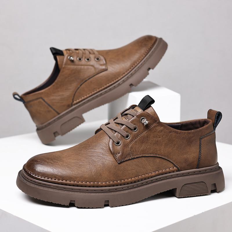 Классическая мужская повседневная обувь ручной работы, туфли-оксфорды из натуральной кожи, горячая распродажа, мужская официальная деловая обувь для отдыха и прогулок