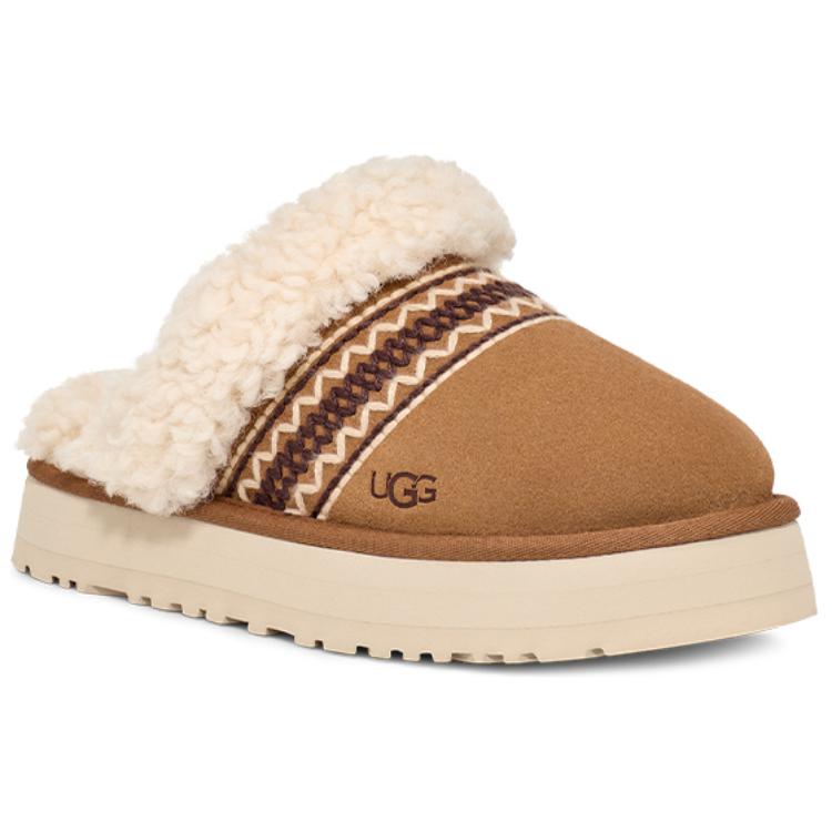 UGG Тапочки Atherson Disquette Каштановые Женские 1158282-CHE
