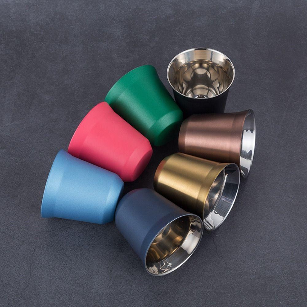 80 мл кружки для эспрессо 304 нержавеющая сталь чашки для холодных напитков новые кофейные чашки