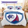 Постельное белье с узором Chesterfield F.C.C, Комплект с одеялом, Пододеяльник, Наволочка, Домашний подарок на день рождения (1 пододеяльник + 2 наволочки, без наполнителя)