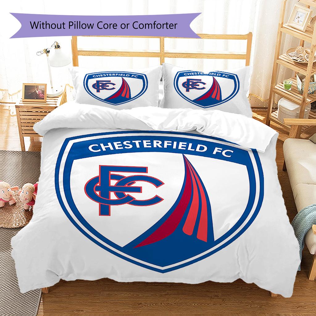 Постельное белье с узором Chesterfield F.C.C, Комплект с одеялом, Пододеяльник, Наволочка, Домашний подарок на день рождения (1 пододеяльник + 2 наволочки, без наполнителя)