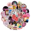 50 Feminist Movement Graffiti Stickers Same Cute Stickers Vtuber Luggage Stickers Mug Stickers Notebook Decoration Stickers Waterproof Stickers