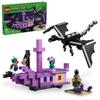 LEGO Minecraft Ender Dragon and End Ship Building Set Video Game Toy with 2 Minecraft Mini Figures Dragon Toy Action Playset for Kids Birthday Gift