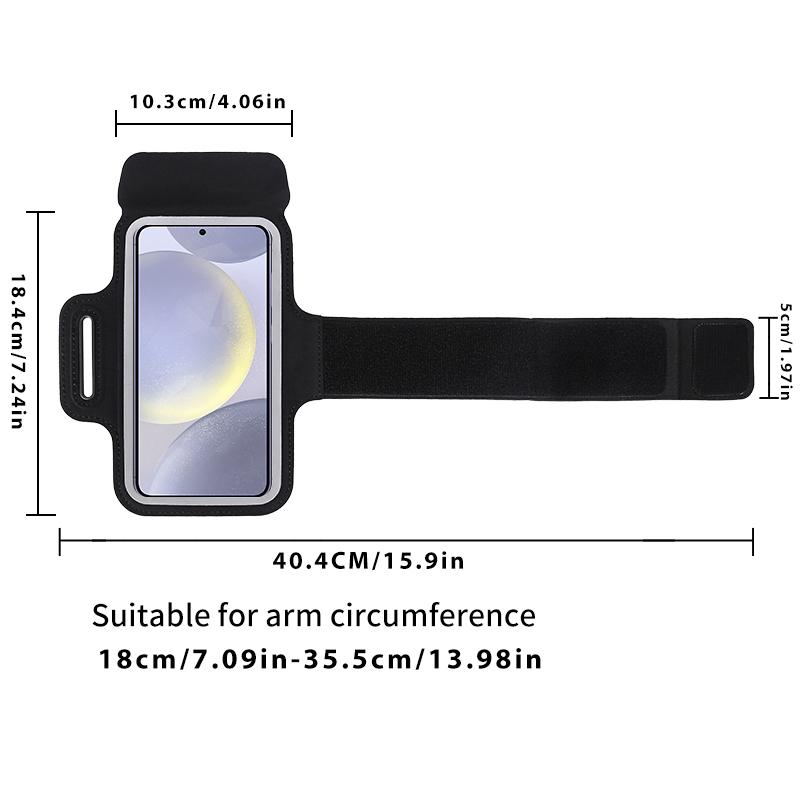 HAISSKY Elastic Running Sport Armbands For 17 16 15 14 13 12 Pro Max 15 Plus Ultra-thin Phone Arm Bag For Samsung S25