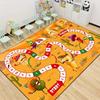 Snakes and Ladders Game Pattern Carpet Non-slip Home Living Room Sofa Area Rug Children's Early Education Institutions Floor Mat