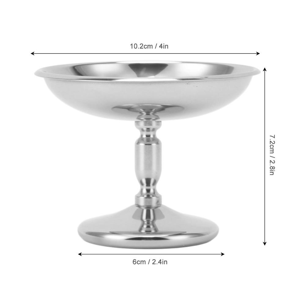Polished Ice Cream Cup Rustless Steel Milkshake Cup Easy Clean Pudding Cup Home Dessert