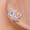 925 Stamp Silver New Multiple Styles Simple Wave Light-shaped Solid Rings Trendy Couple Jewelry