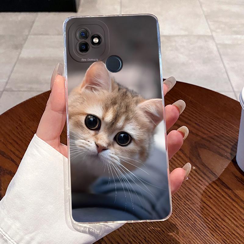 Casing For Itel P36 W6501 P 36 Cover Aesthetic Cute Cat Fashion Soft Silicone TPU Transparent Bumper For Itel Vision 1 Plus Case