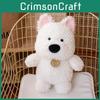 West Highland Standing Terrier Plush Dog Doll Animal Stuffed Toys Gift Accompany