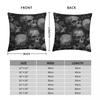 Totally Gothic Cojines Throw Pillow Case Heavy Metal 1960s Punk Cushion Home Sofa Chair Print Decorative Coussin