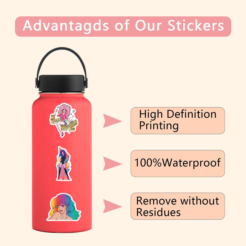 55 Джем и Голограммы Граффити Наклейки Декоративные Наклейки для Скейтборда DIY