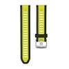 20mm Two-Tone Quick Release Silicone Strap for Garmin Forerunner 70 170 245 255 265 Venu 4 3 Vivoactive 5 Sport Replacement Band