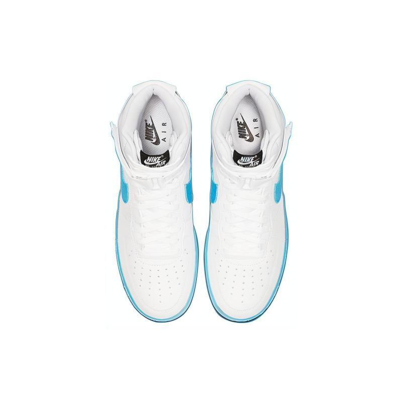 Nike Кроссовки Air Force 1 High Gradient Белые Синий Фьюри Ember Glow CJ0525-100
