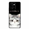 Чехол для телефона OnePlus 13S 13 S Funda Силиконовый Мягкий Задний Чехол Для One Plus 13T 13 T Чехол One Plus 13 S T Coque Мультяшный Кот