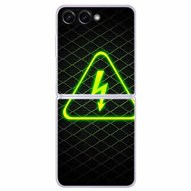 For Samsung Galaxy Z Flip 7 5G Case Flip7 Coque Transparent Plastic PC Hard Phone Case For Samsung Z Flip 7 6 5 Back Cover Case