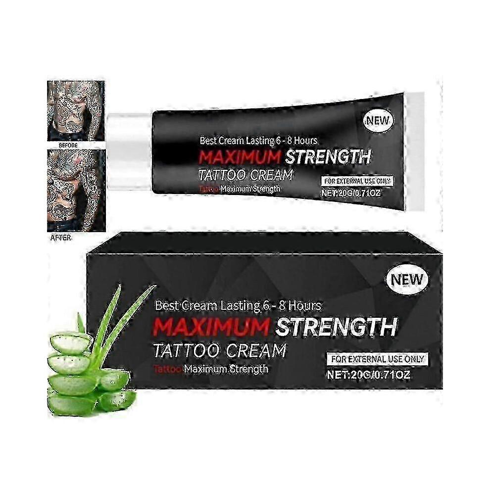 Tattoo Numibing Cream Gel 20 Grams- Up to 6 Hours Extra Strength for Tattoos New Arrival