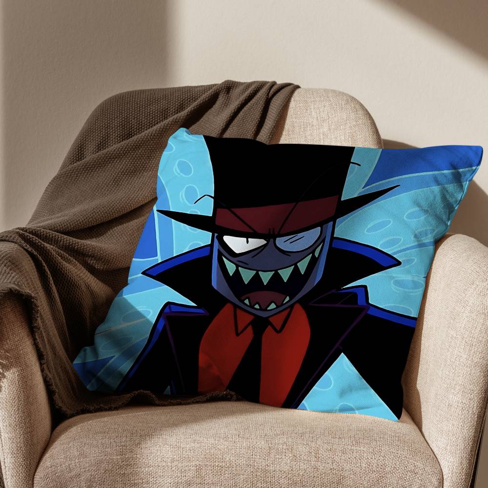 Dr Flugslys Villainous Black Hat Cushion Cover Suitable For Sofa Car Bedroom Office Cushions Decorative Pillow Case
