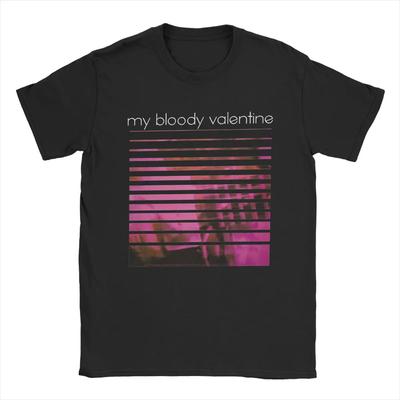 My Bloody Valentine Pink Abstract Stripe T-Shirt