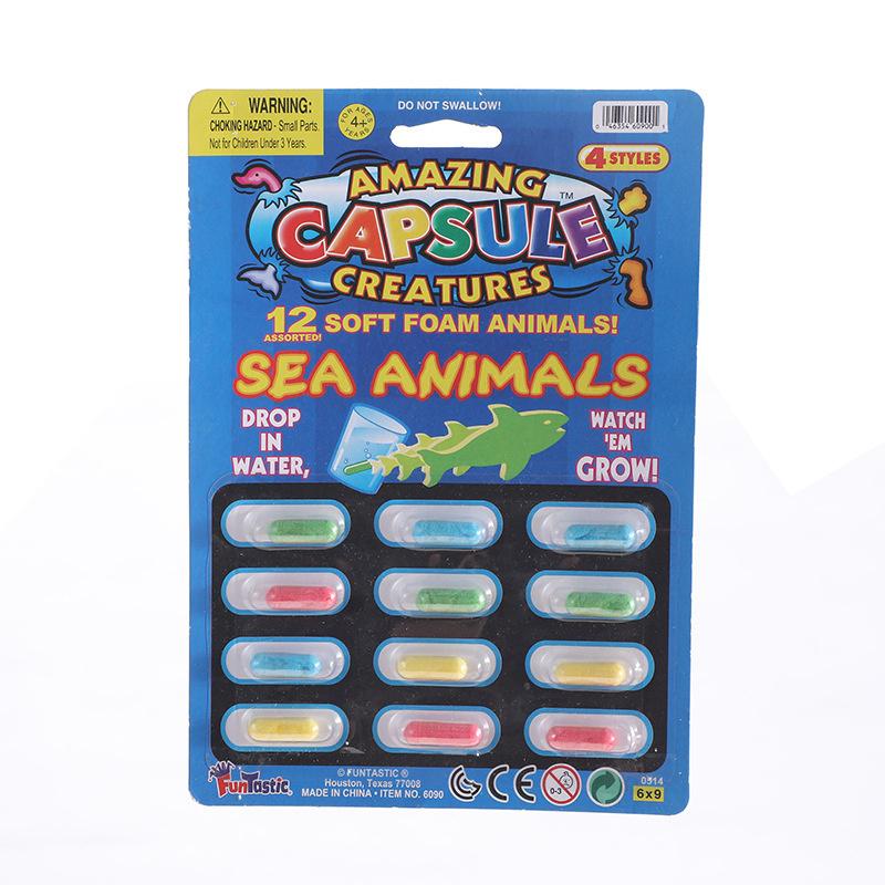 Bubble Swelling Capsules Bath Plaything Absorbent Sponge That Grow Larger When Exposed To Water Small Animal Children'S Cognitive Toys