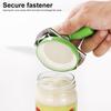 Arthritis Jar Opener Stainless Steel Lid Remover Gear Design Ergonomic Can Opener for Lids 1" to 4" Grip Easy Twist