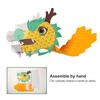 1 Set Dragon Dance Toy Chinese Tradition-inspired Toy DIY Dragon Dance Kit for New Year Party Decoration
