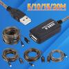 5M 10M 15M 20M Активный кабель-удлинитель USB 2.0 A-папа на A-маму для компьютера, принтера, беспроводной сетевой карты, камеры