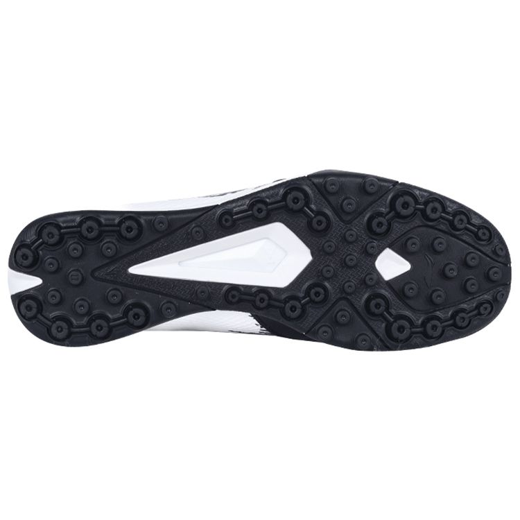 Li-Ning Синтетическая кожа TF шипованные амортизирующие нескользящие прочные футбольные бутсы мужские футбольные бутсы черные белые ASTS007-1