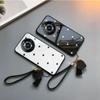 Маленький чехол из закаленного стекла с сердечком для Find X8 Pro X8Pro X7 Ultra X6, противоударный чехол с мягким краем и кисточкой для OPPO FindX8pro
