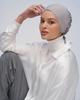 Fashion Muslim Hijab Cap Women's Ruffled Stretch Cotton Under Scarf Turban Caps Tie Strap Lining Satin Silk Islam Headscarf