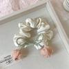 Корейские аксессуары резинка для волос для девочки женщины резинка эластичная завязка резиновая цветы фасинатор популярные новые в kpop сладости Подарок