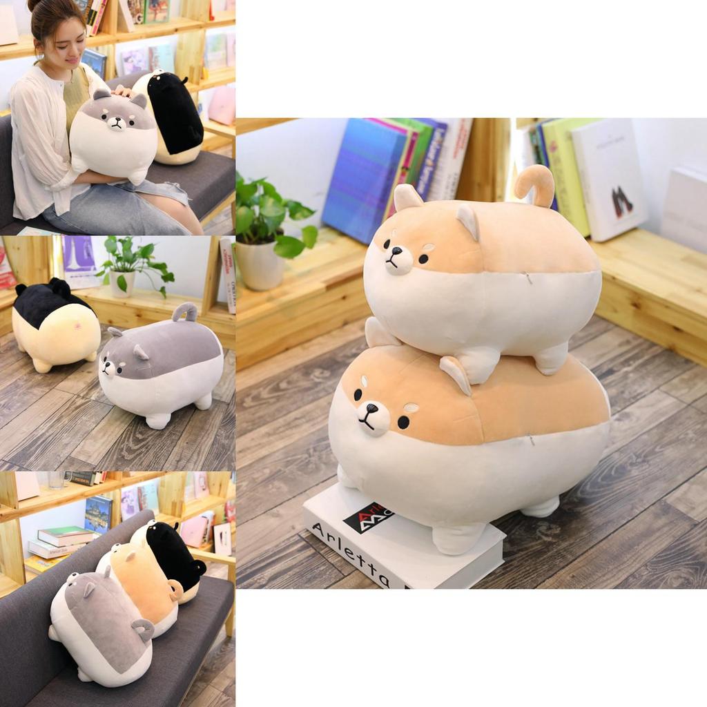 Очаровательная плюшевая игрушка собака Сиба-ину с мягким дизайном корги чай, идеально подходящая для детей