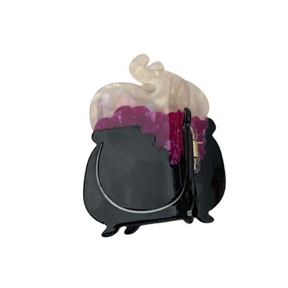 Ghost Halloween Shark Clip Waterproof Acetic Acid Hair Claw Pumpkin Shark Clip  Travel