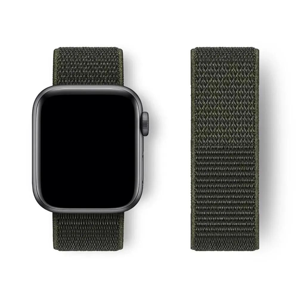 Nylon loop For Watch Band Ultra-2 49mm 44mm 40mm 45mm 41mm Sport pride Bracelet iwatch Strap Series 9 8 se 7 6 5 4 3