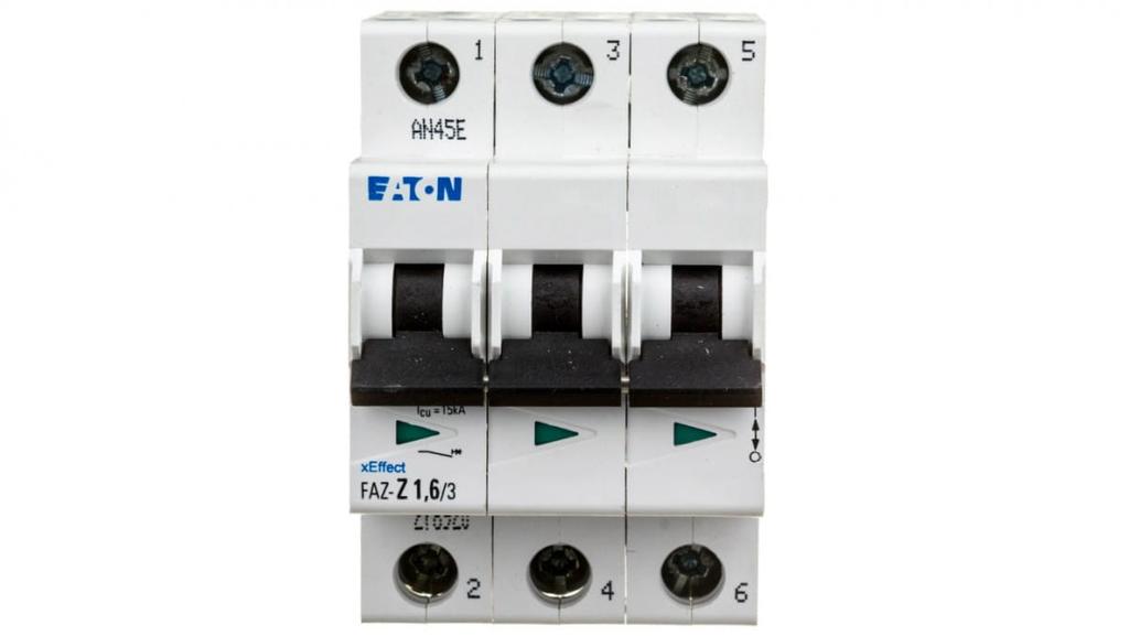Circuit Breaker 3P Z 1.6A 10Ka Ac Faz Z1.6/3 278920