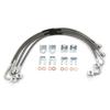 Stainless Brake Lines Replacement for Jeep Wrangler JK 2007-2018 - 89716