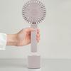 TRADE ONE новый портативный вентилятор Handy с 4 уровнями воздушного потока USB 30906 [модель 2025 года], розовый, вентилятор, регулировка, перезаряжаемый, Type-C в комплекте,
