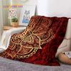 3D Mandala Yoga Flower Bohemia Meditation Nature Soft Flannel Blanket for Bed Bedroom Sofa Picnic,Throw Blanket Outdoors Leisure