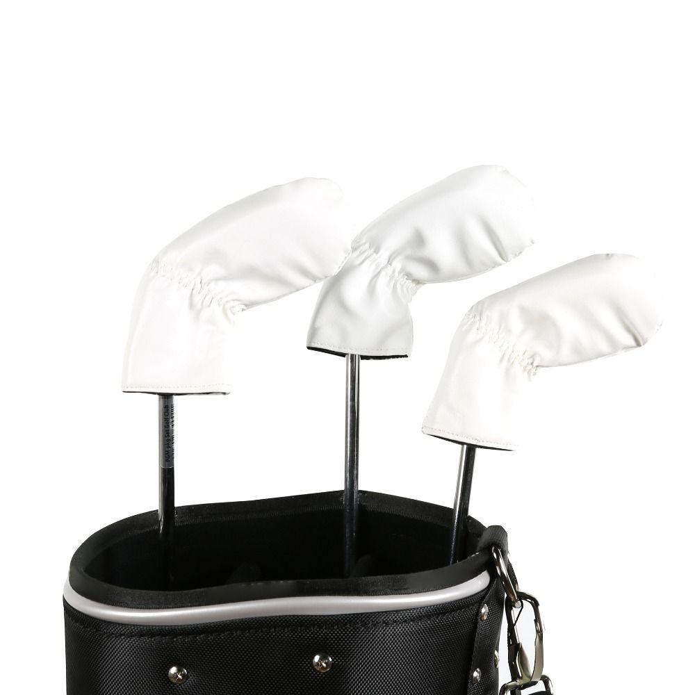For Men/Women PU Golf Headcovers Iron Club Head Covers Golf Heads Protector Golf Wedge Cover